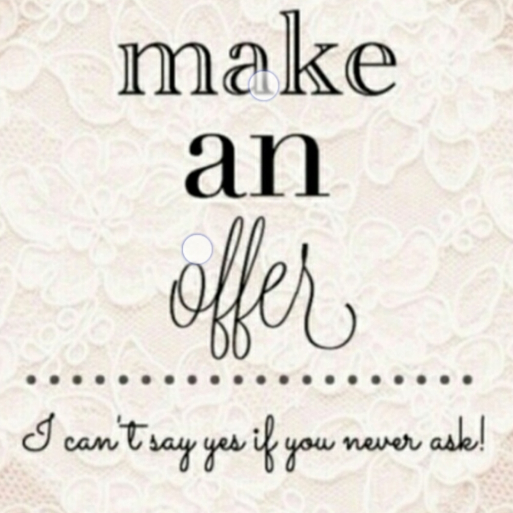 Please feel free to make me offers on everything I have up!! Do not buy!